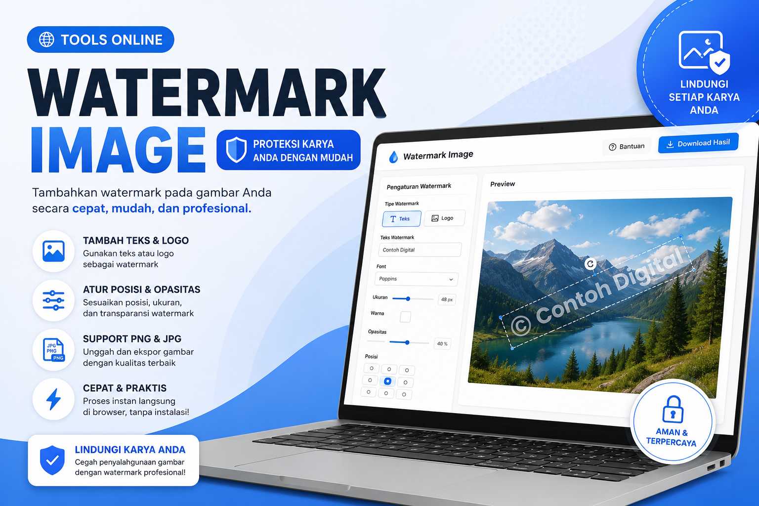 Watermark Image Script Web Tools Penambah Watermark Gambar Secara Cepat Mudah dan Profesional