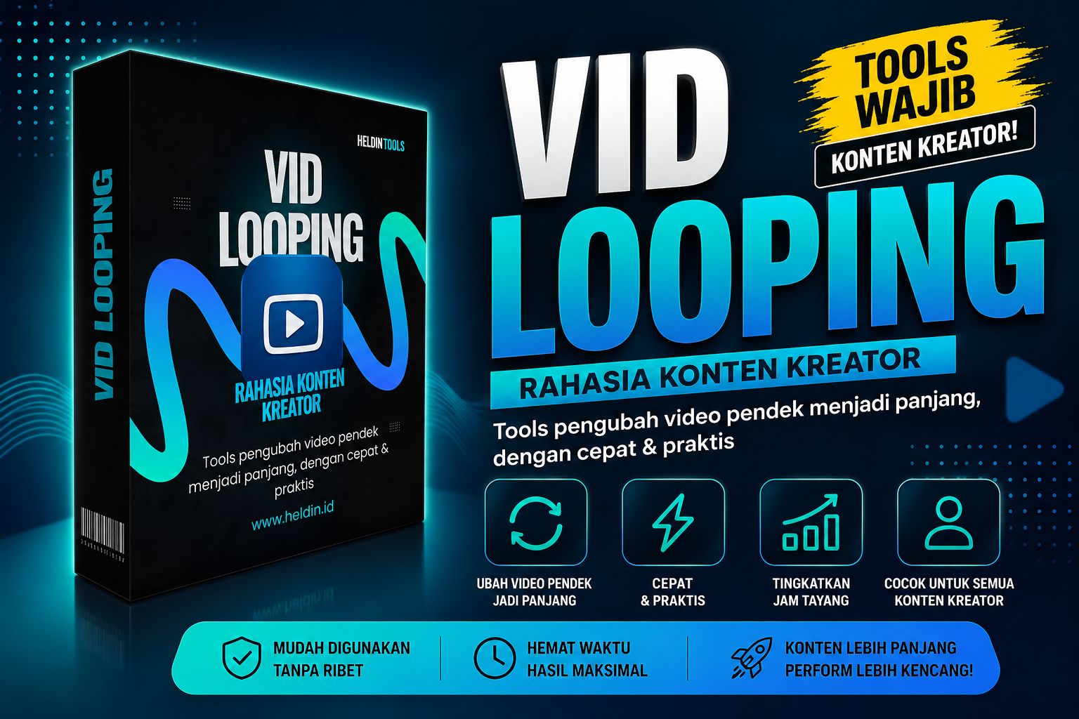 Vid Looping Ubah Video Pendek Menjadi Video Panjang dengan Mudah